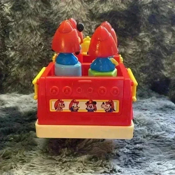 Mattel Disney Vtg 1989 Mickey
Mouse & Friends  Fire Truck
Motorized - Picture 4 of 13